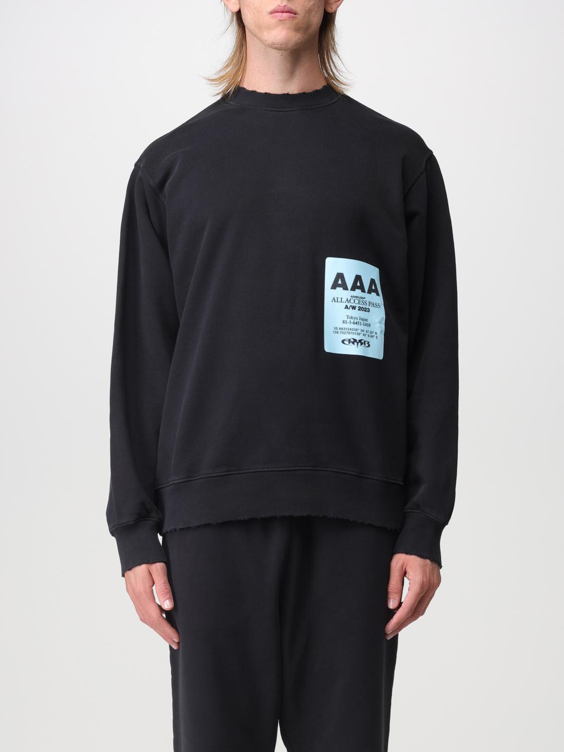 AMBUSH 스웨트셔츠: 스웨트셔츠 남성 Ambush, 블랙 - Img 1