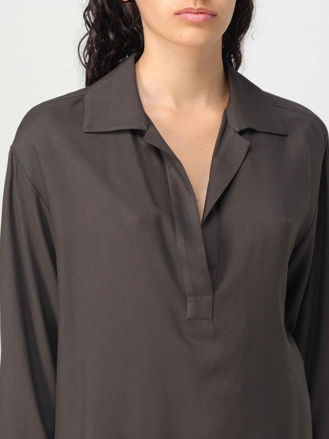 ALYSI TOP: Hemdbluse damen Alysi, Braun - Img 3