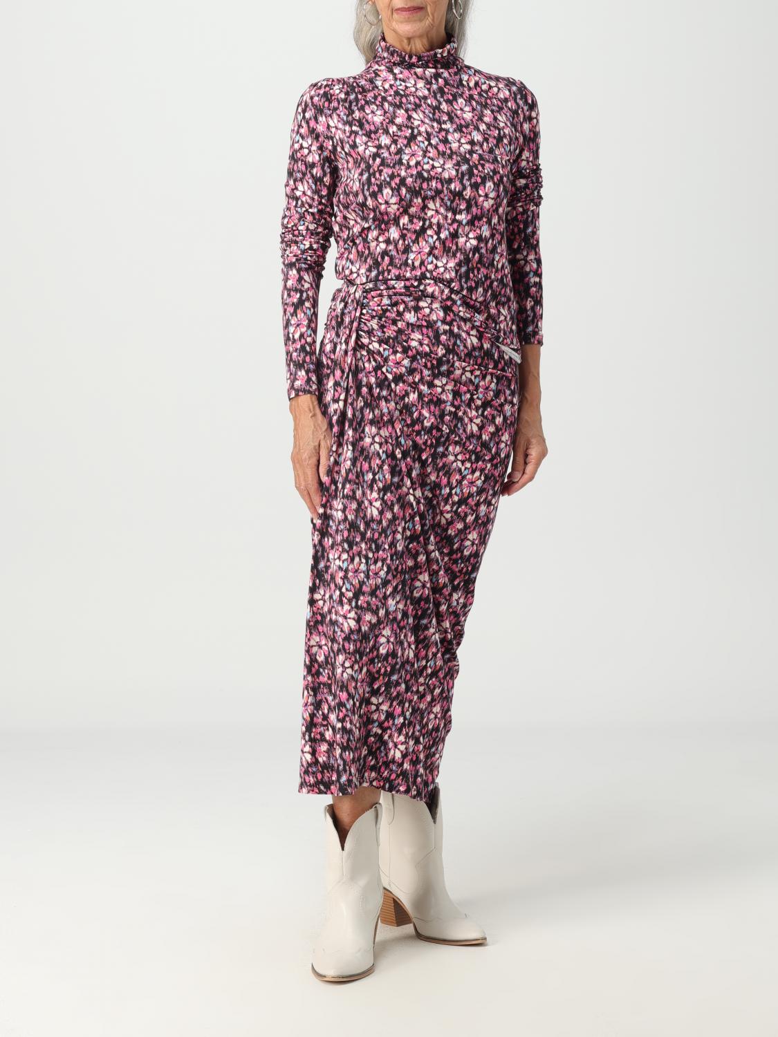 ISABEL MARANT ETOILE: Lou top in stretch viscose - Violet | Isabel