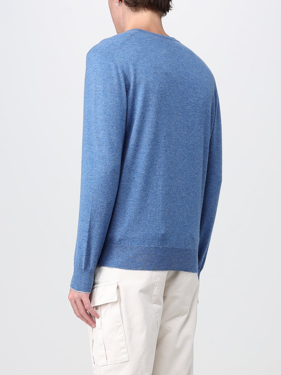 BRUNELLO CUCINELLI セーター: セーター メンズ Brunello Cucinelli, ブルー - Img 3