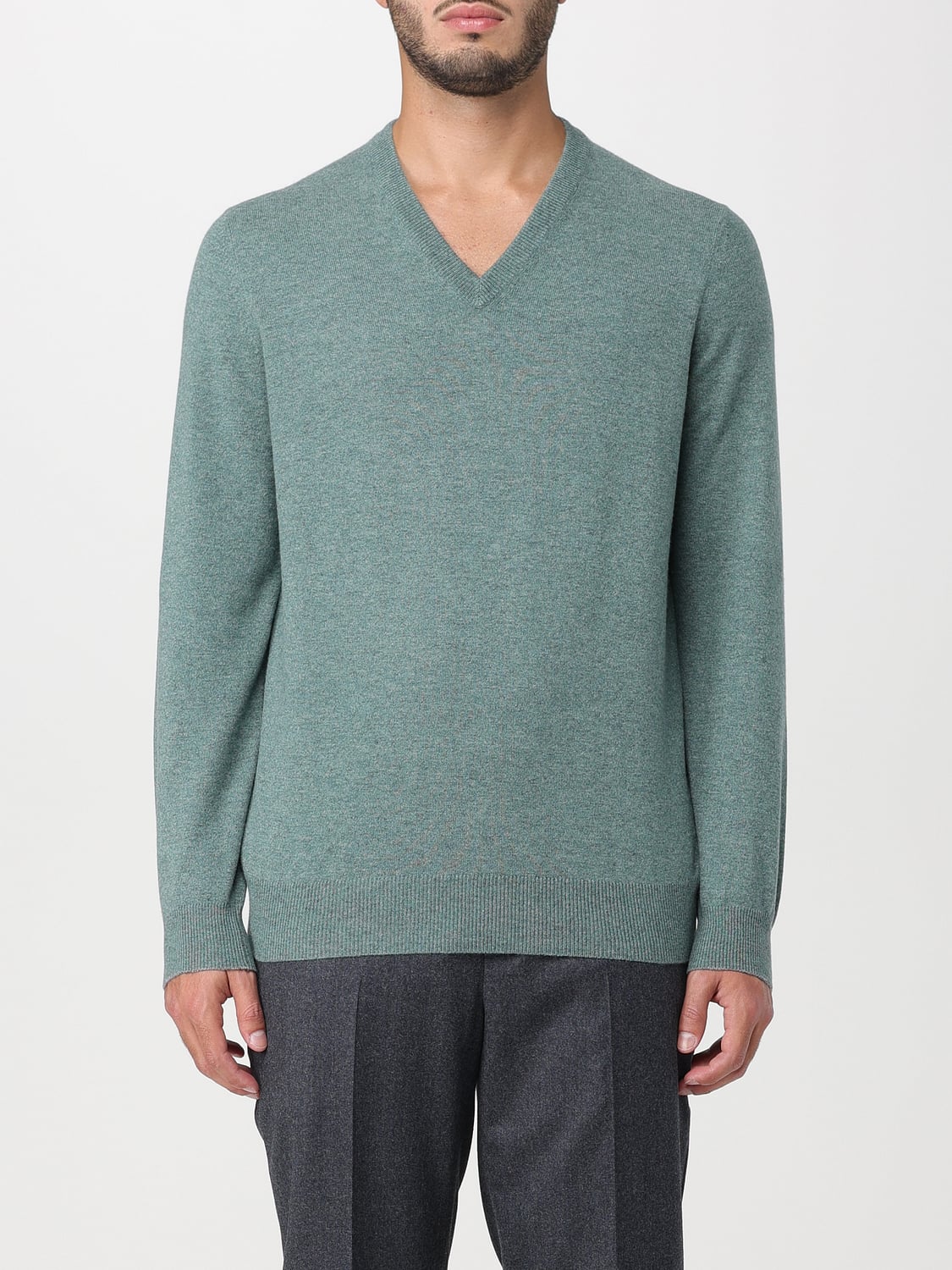 BRUNELLO CUCINELLI PULLOVER: Pullover herren Brunello Cucinelli, Grün - Img 1
