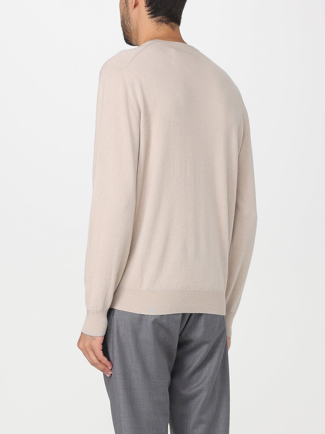 BRUNELLO CUCINELLI SWEATER: Sweater men Brunello Cucinelli, Beige - Img 3
