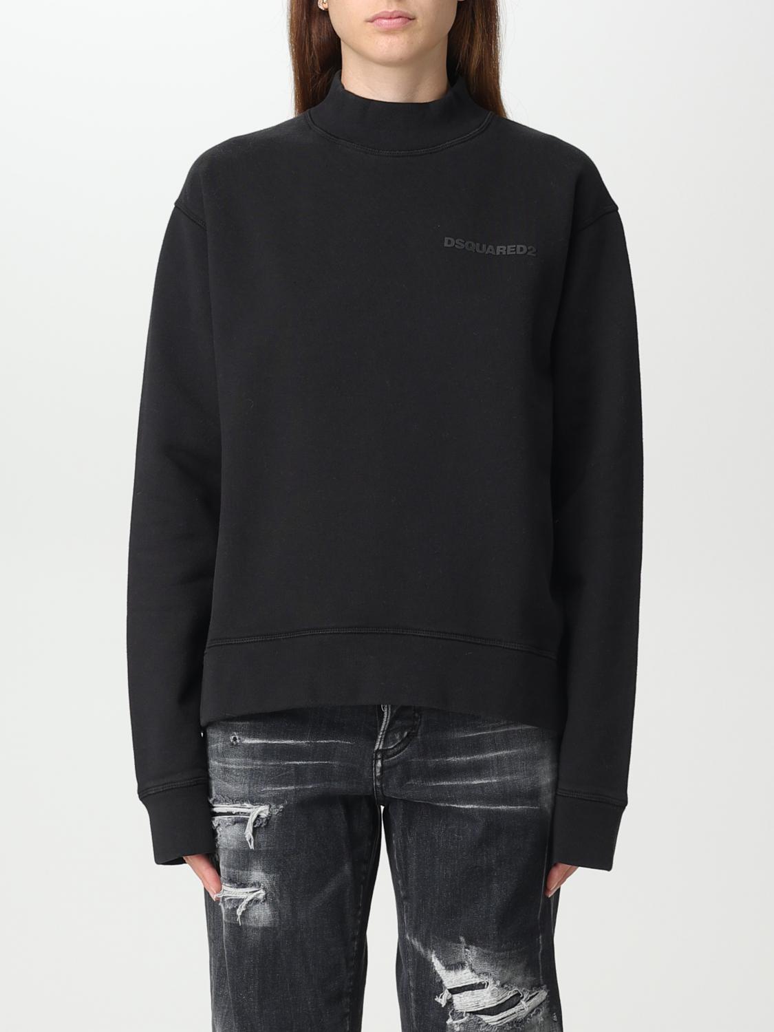 Dsquared² Gray Cotton Linen Long Sleeves Pullover Sweater main image 0