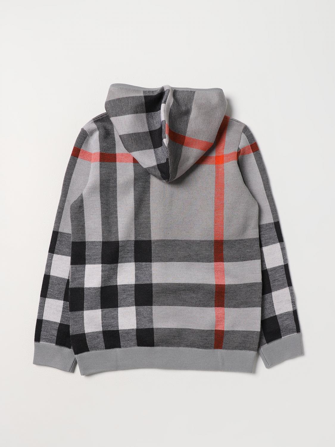 BURBERRY PULL: Pull enfant Burberry, Gris - Img 2