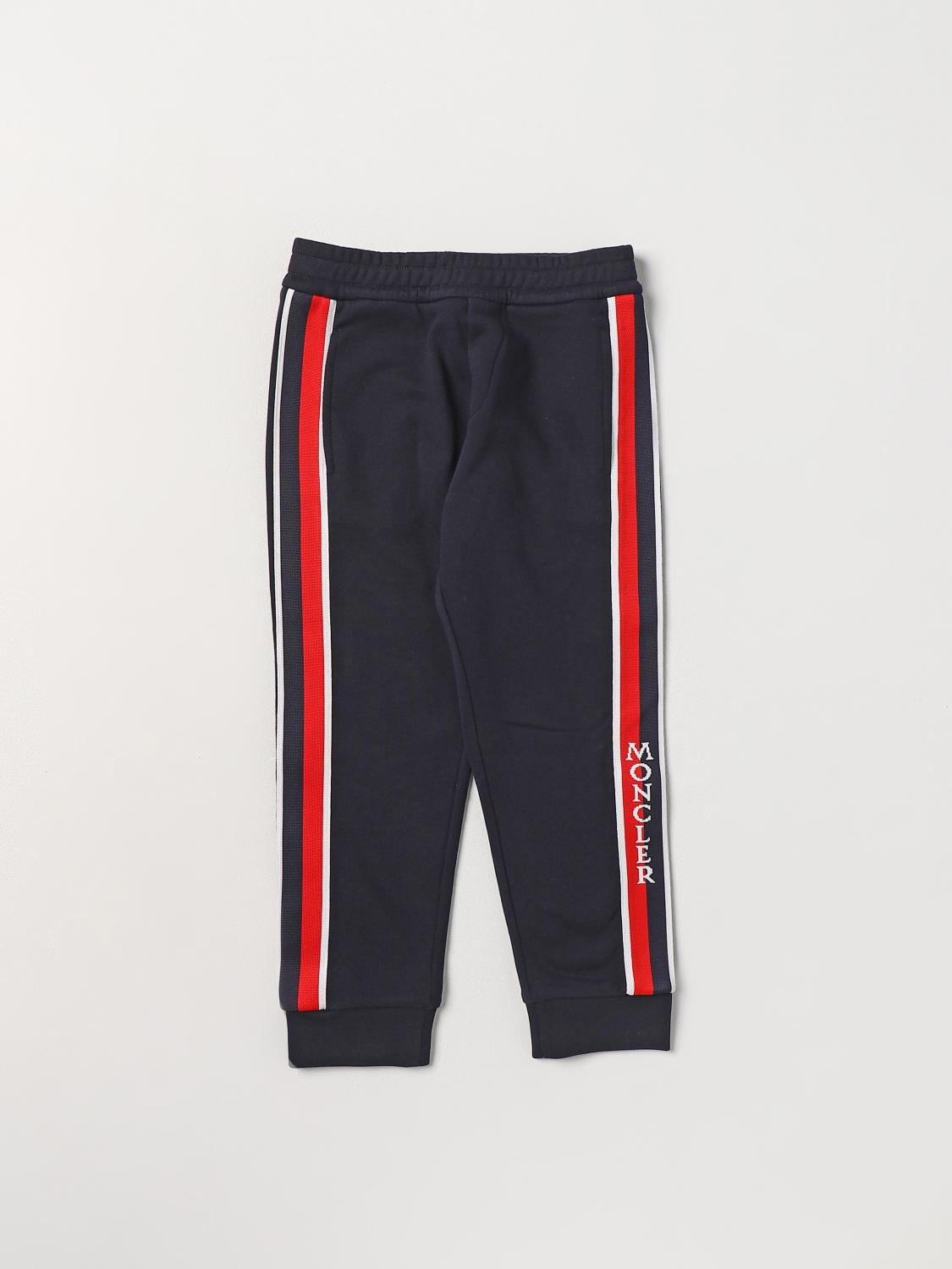 MONCLER PANTALONE: Pantalone jogger Moncler in cotone, Blue - Img 1