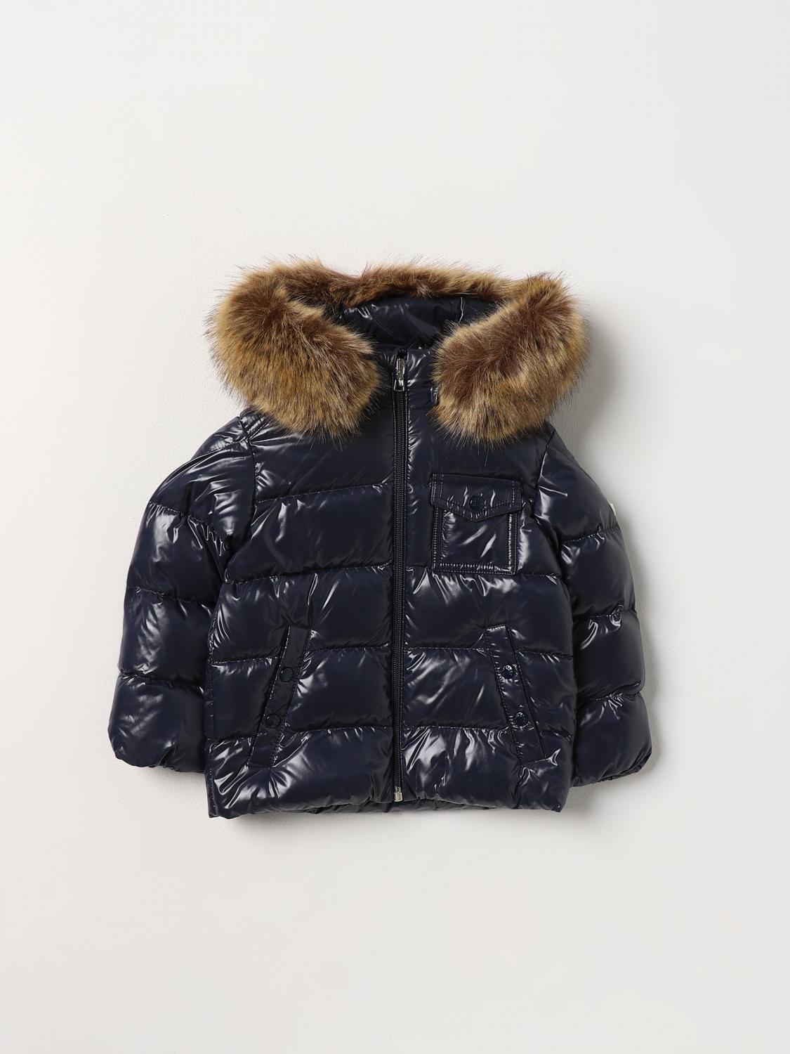 MONCLER CHAQUETA: Chaqueta niños Moncler, Azul Oscuro - Img 1