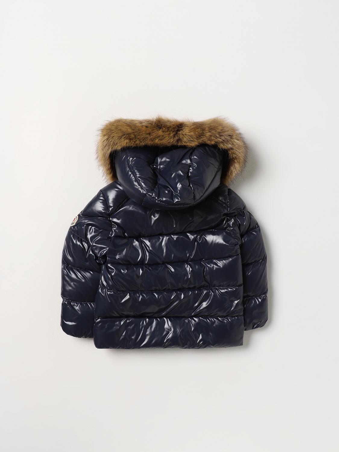 MONCLER CHAQUETA: Chaqueta niños Moncler, Azul Oscuro - Img 2