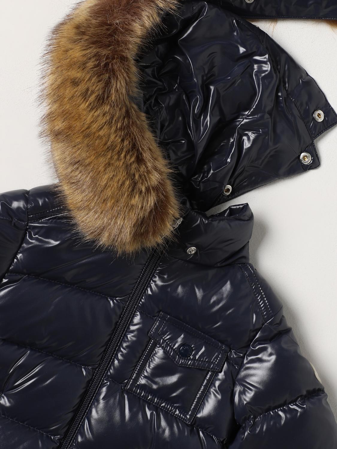 MONCLER CHAQUETA: Chaqueta niños Moncler, Azul Oscuro - Img 3