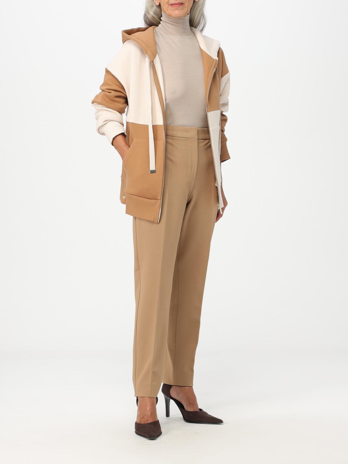 'S MAX MARA PULLOVER: Sweatshirt damen S Max Mara, Camel - Img 2