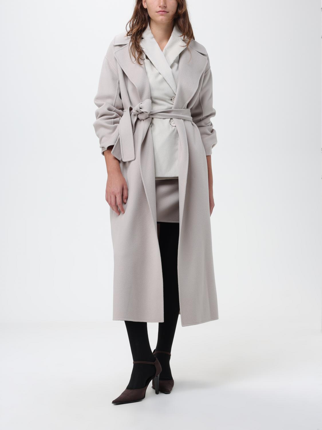 S Max Mara S Max Mara coat in wool - Ivory | 2390160833600