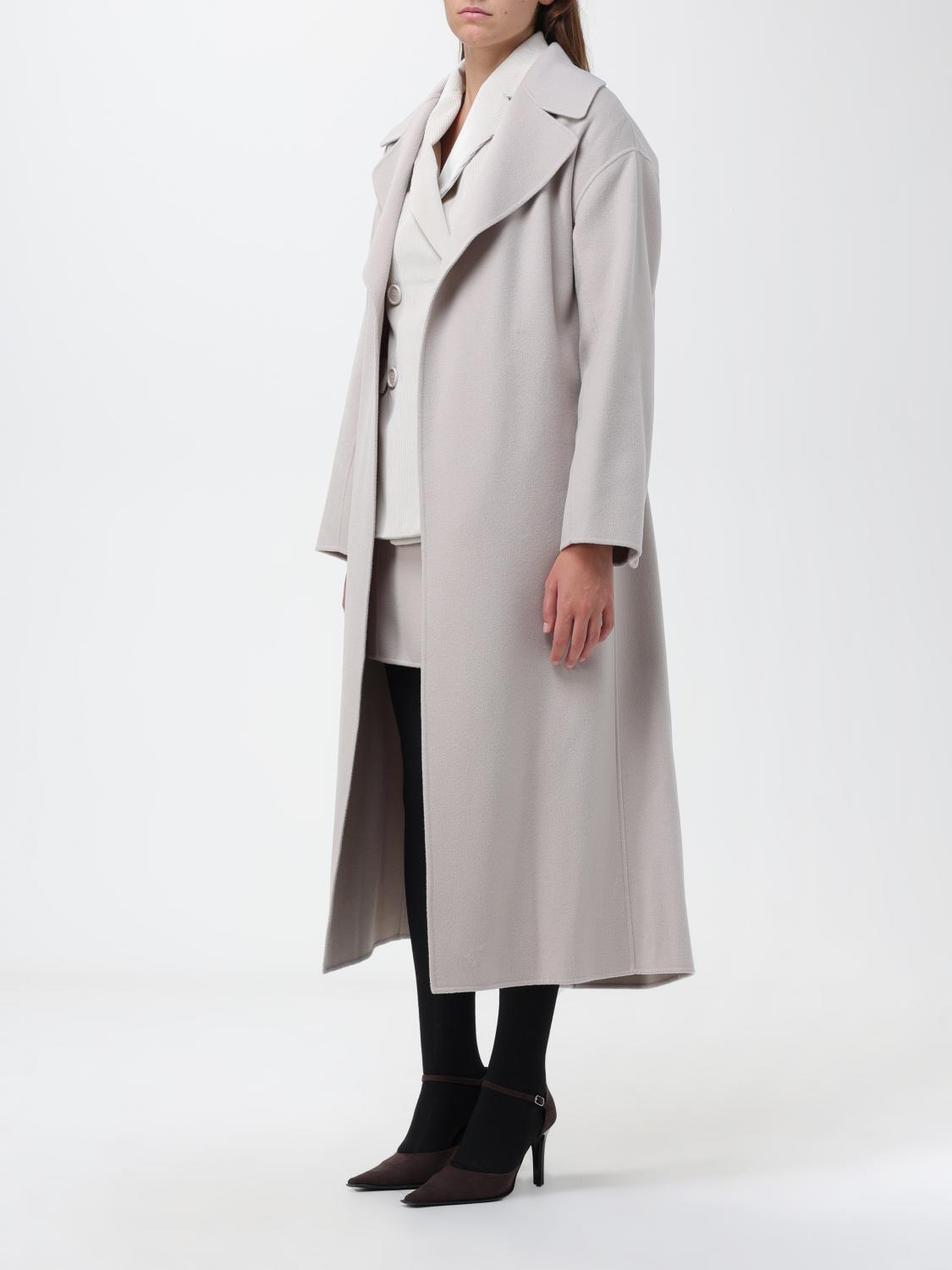 S Max Mara S Max Mara coat in wool - Ivory | 2390160833600