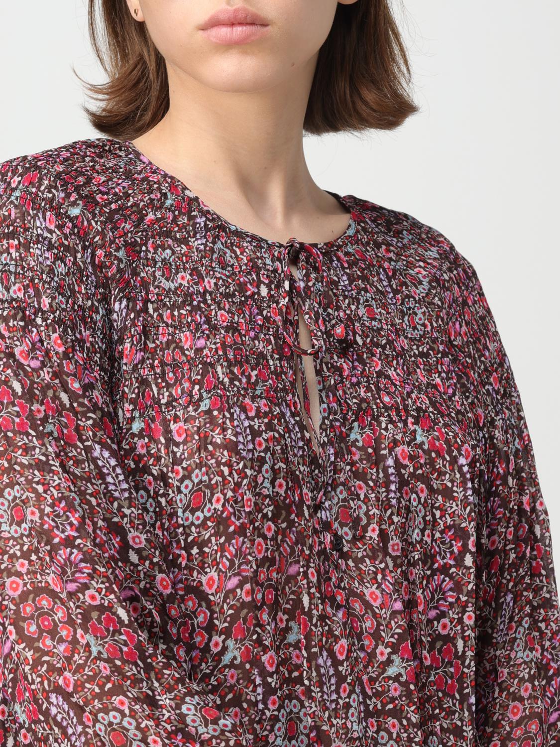Isabel Marant Etoile dress in printed viscose - Brown