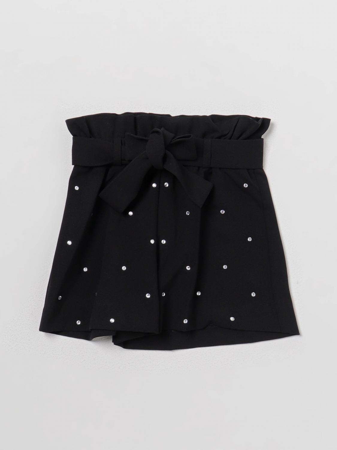 TWINSET PANTALONES CORTOS: Pantalones cortos niños Twinset, Negro - Img 1