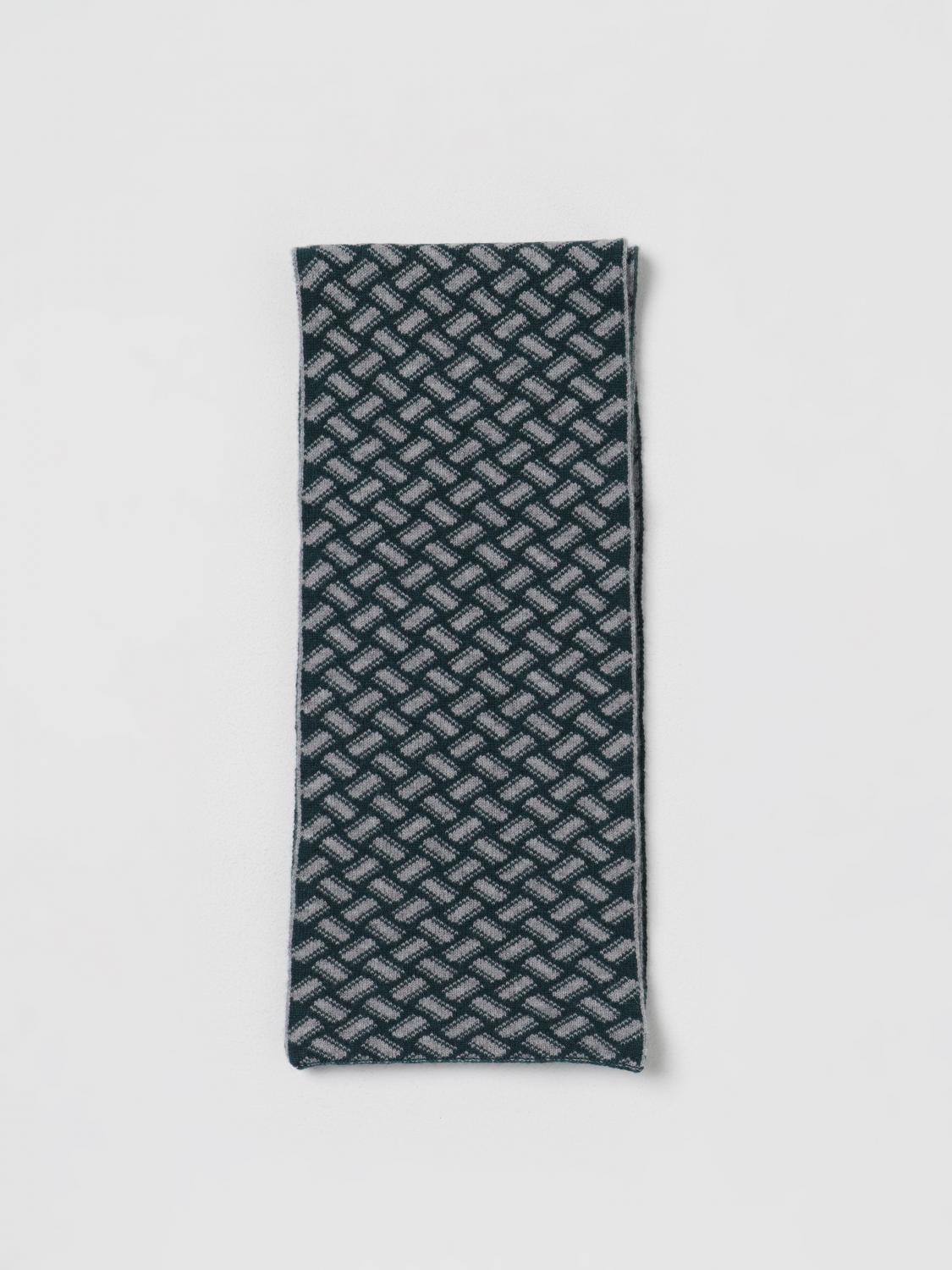 DRUMOHR SCARF: Drumohr scarf in cashmere with jacquard pattern, Green - Img 1