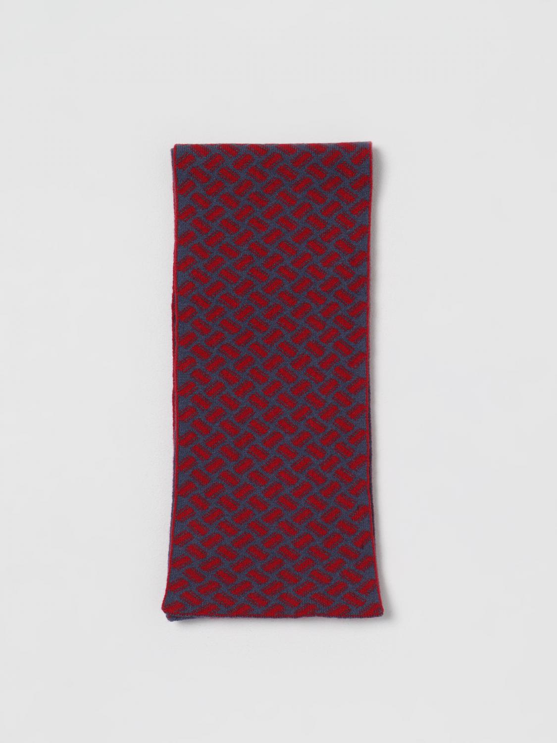 DRUMOHR SCARF: Drumohr scarf in cashmere with jacquard pattern, Red - Img 1