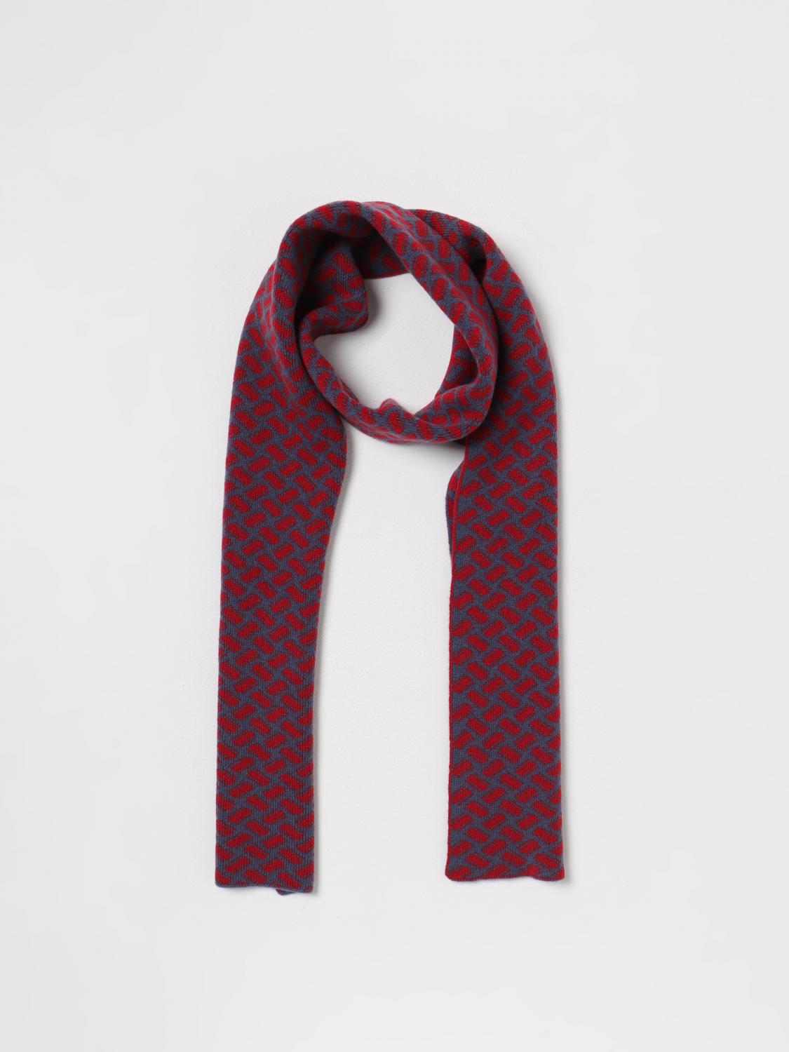 DRUMOHR SCARF: Drumohr scarf in cashmere with jacquard pattern, Red - Img 2