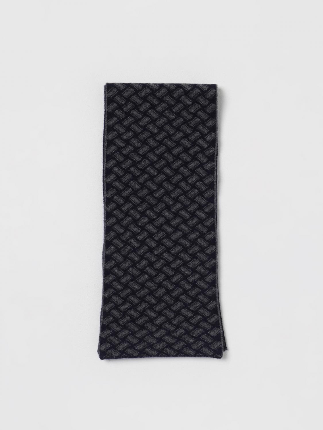 DRUMOHR SCARF: Drumohr scarf in cashmere with jacquard pattern, Grey - Img 1