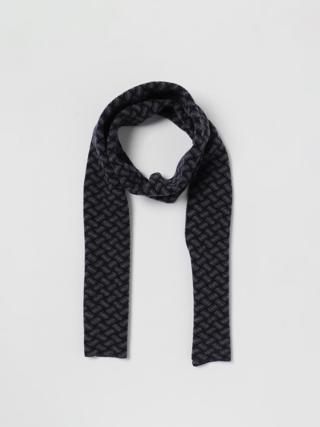 DRUMOHR SCARF: Drumohr scarf in cashmere with jacquard pattern, Grey - Img 2