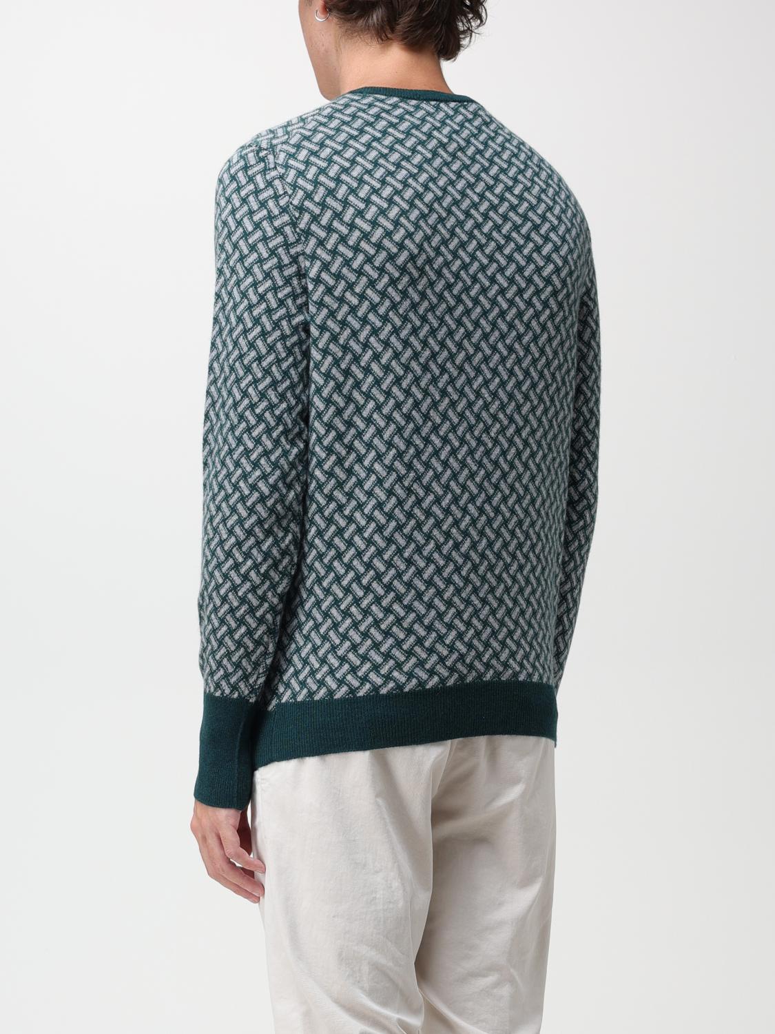 DRUMOHR SWEATER: Drumohr biscuit sweater in cashmere, Green - Img 2