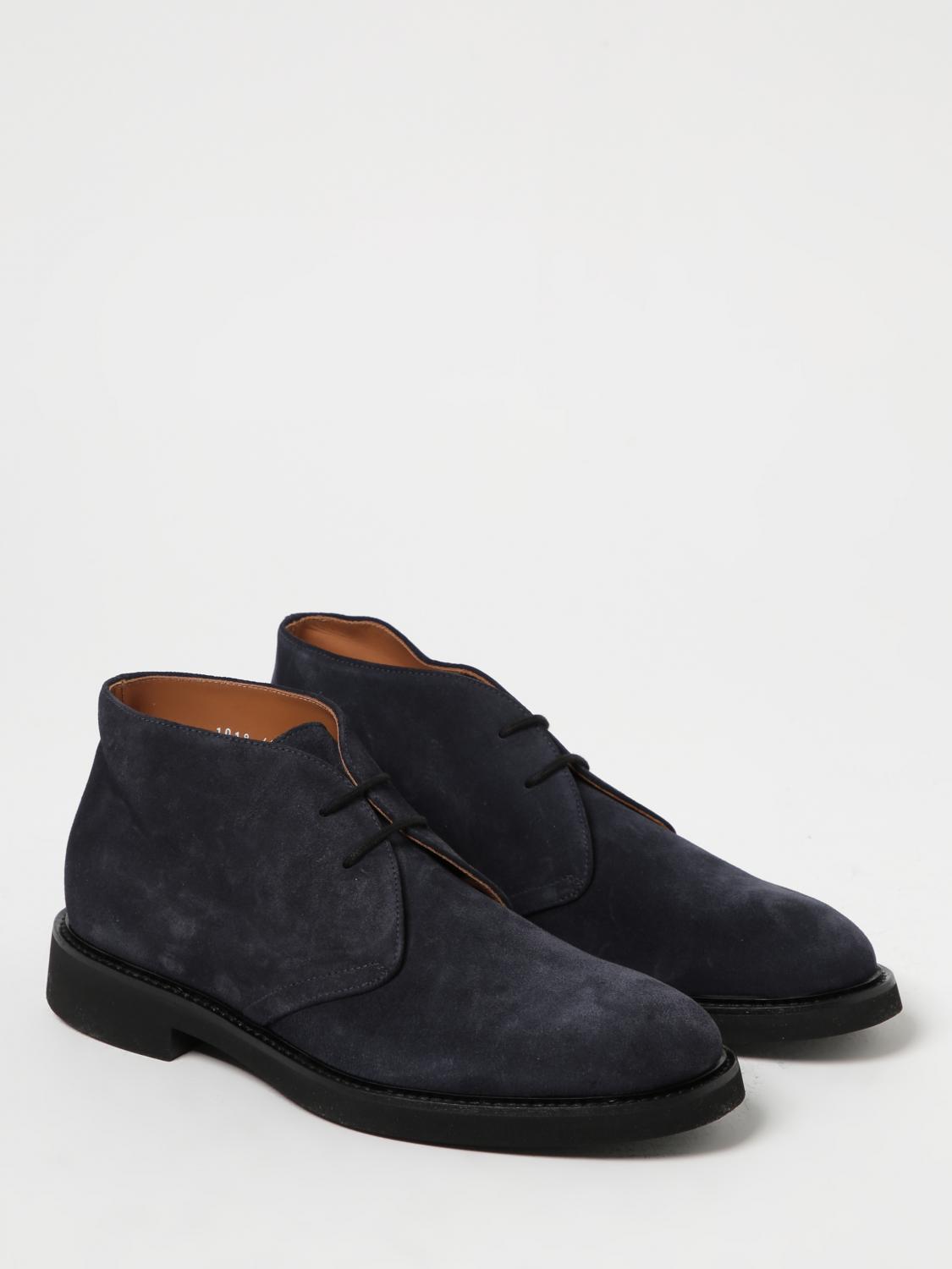 DOUCAL'S BOOT: Doucal's Suede Chukka Boots, Blue - Img 2