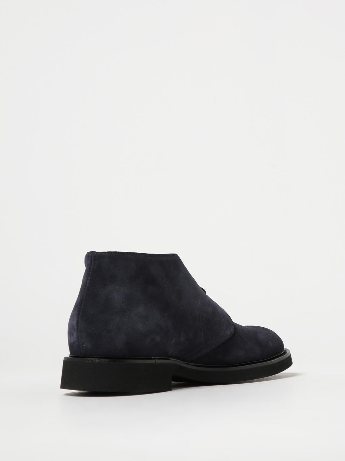 DOUCAL'S BOOT: Doucal's Suede Chukka Boots, Blue - Img 3