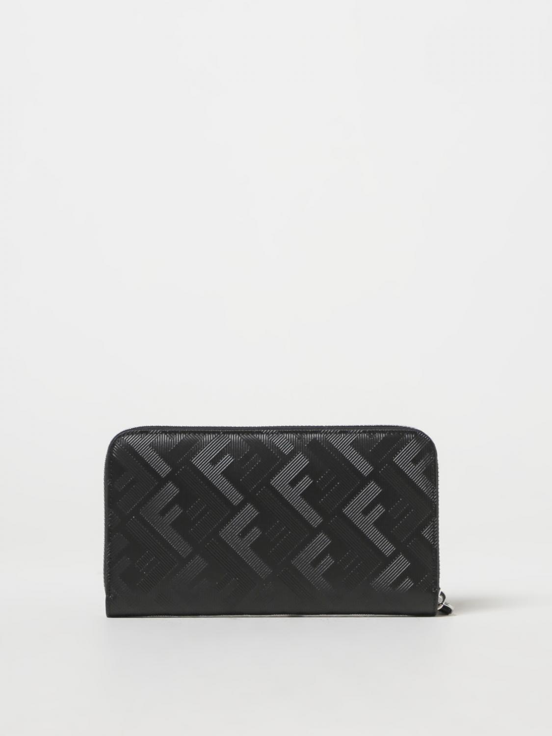 FENDI 钱包: 钱包 男士 Fendi, 黑色 - Img 3
