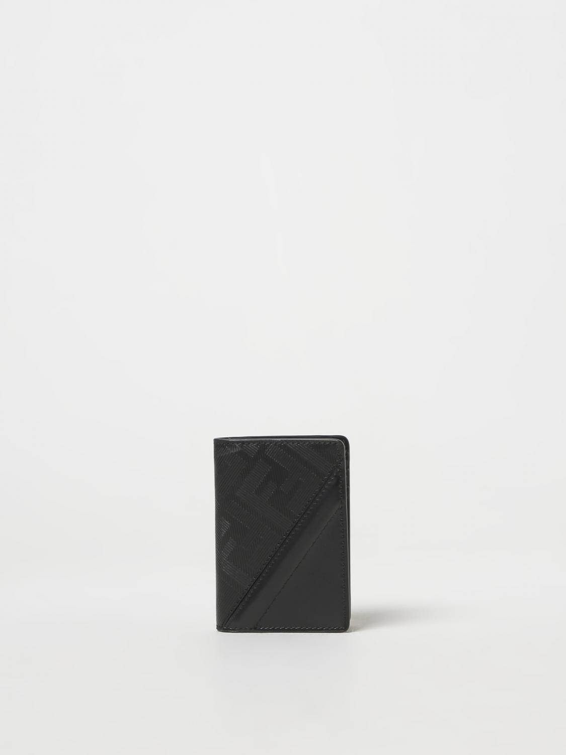 FENDI 钱包: 钱包 男士 Fendi, 黑色 - Img 1