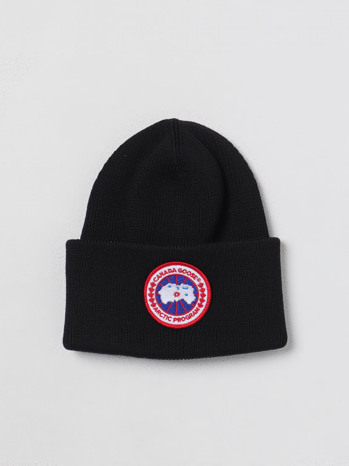 CANADA GOOSE 모자: 모자 남성 Canada Goose, 블랙 1 - Img 1