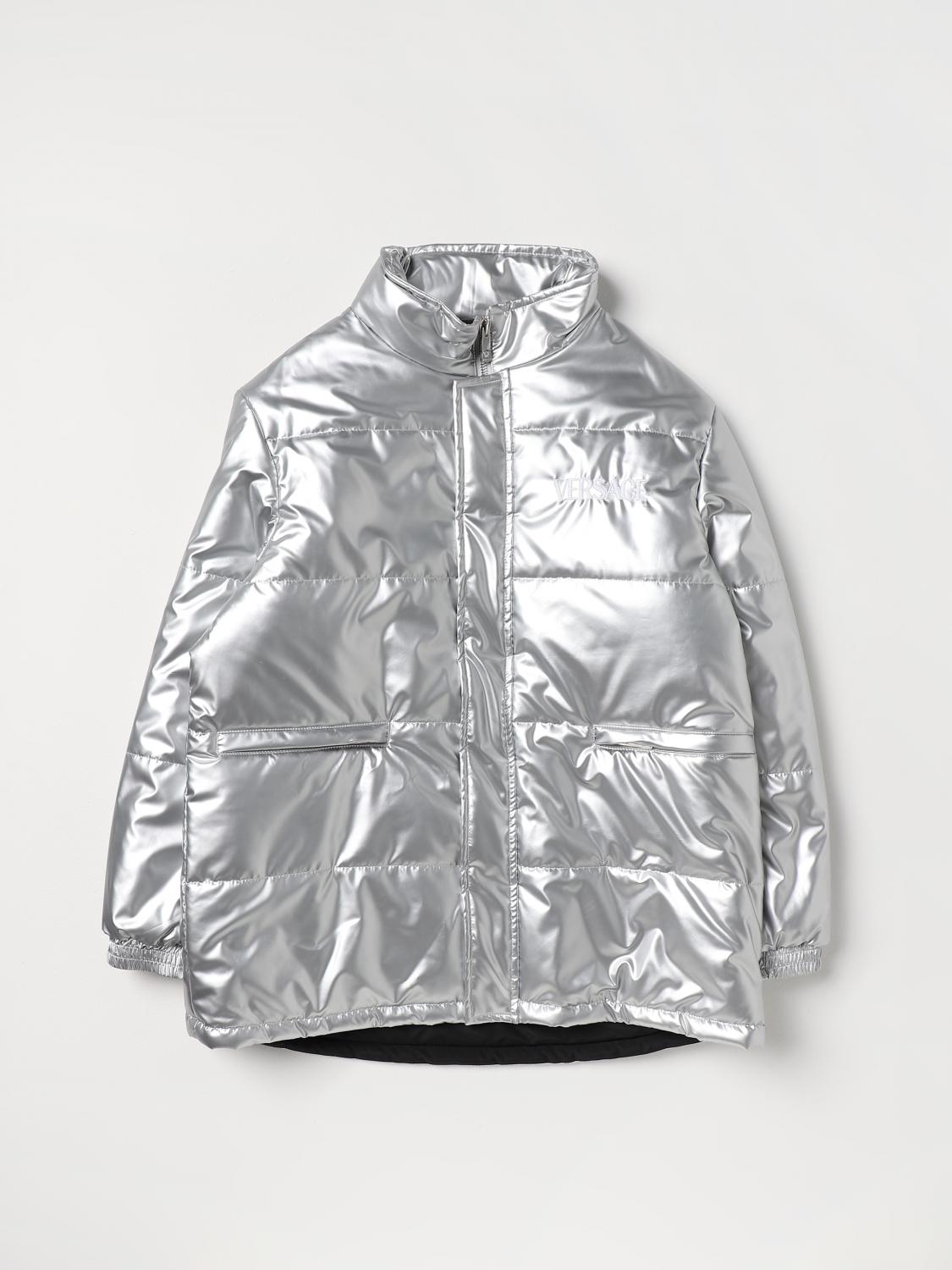 VERSACE: Jacke kinder Young Silber Versace Jacke