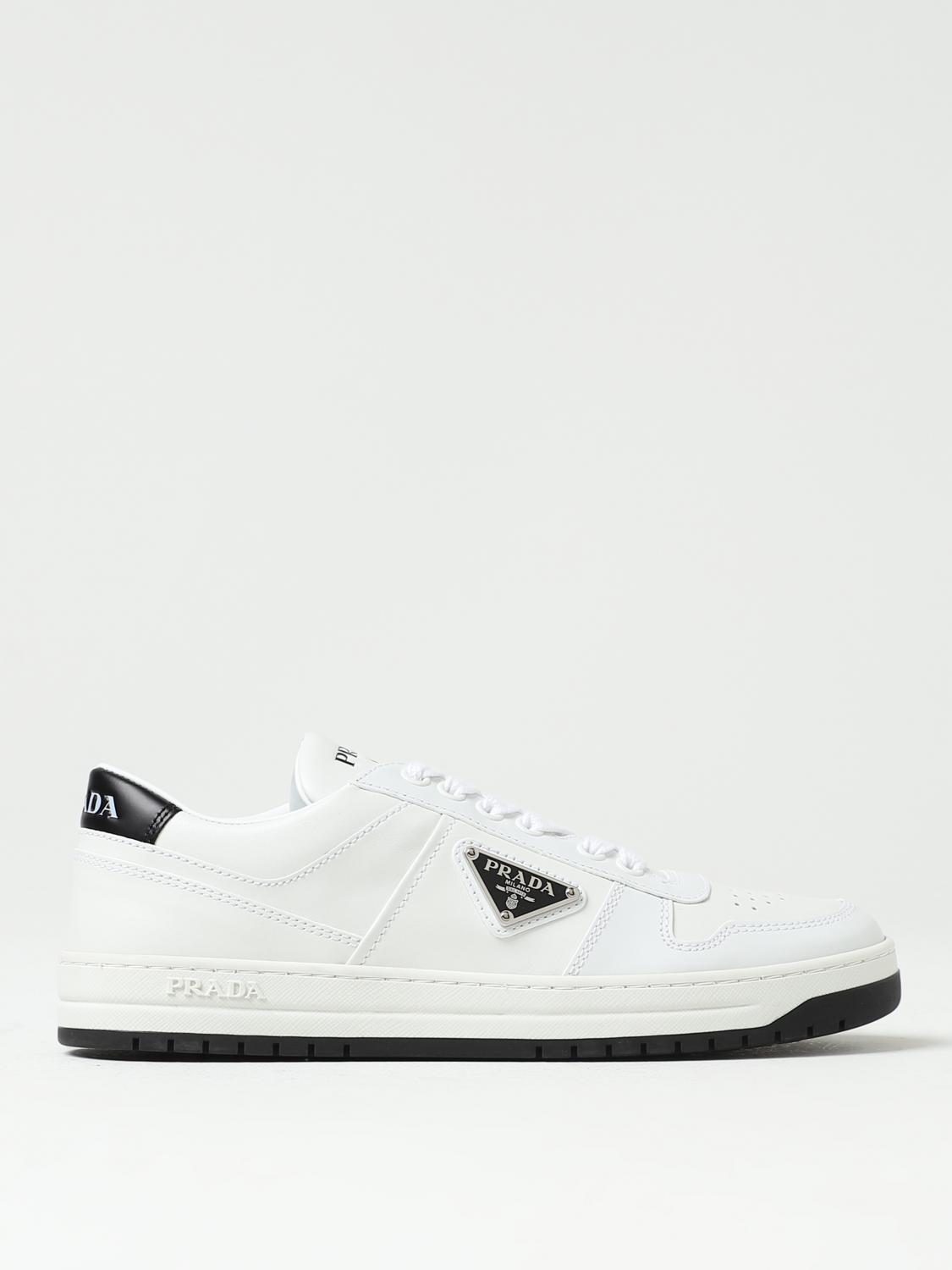 PRADA BASKETS: Baskets femme Prada, Blanc - Img 1