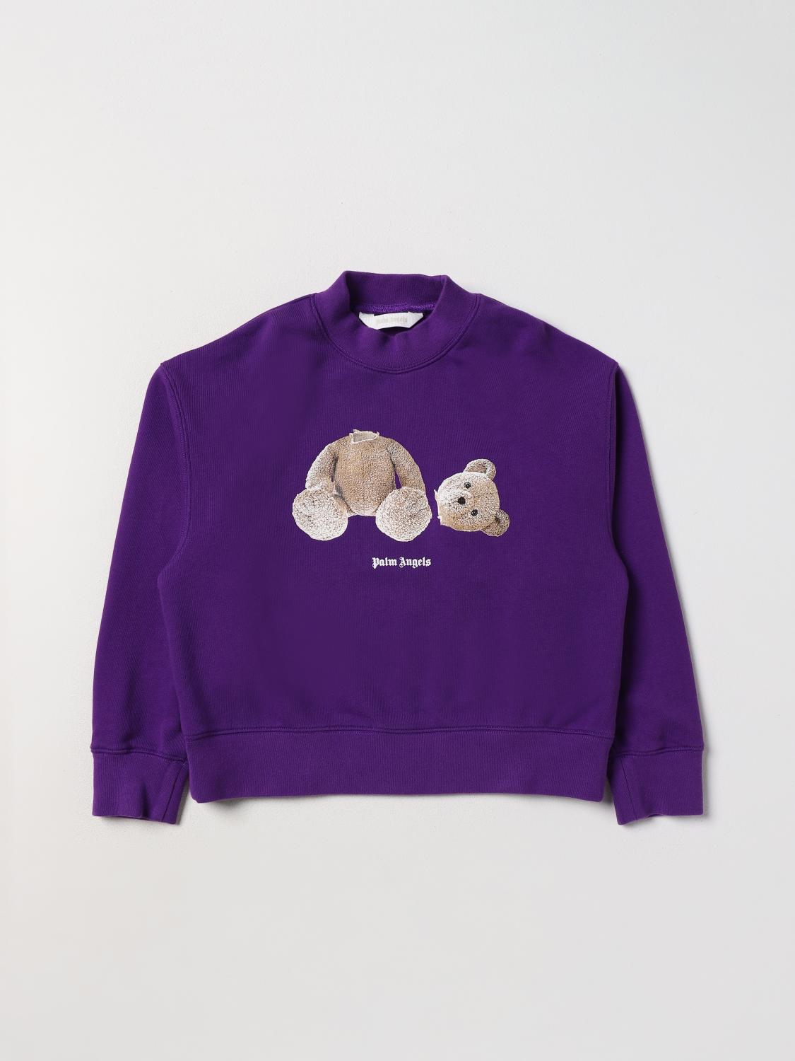 PALM ANGELS PULL: Pull enfant Palm Angels, Violet - Img 1