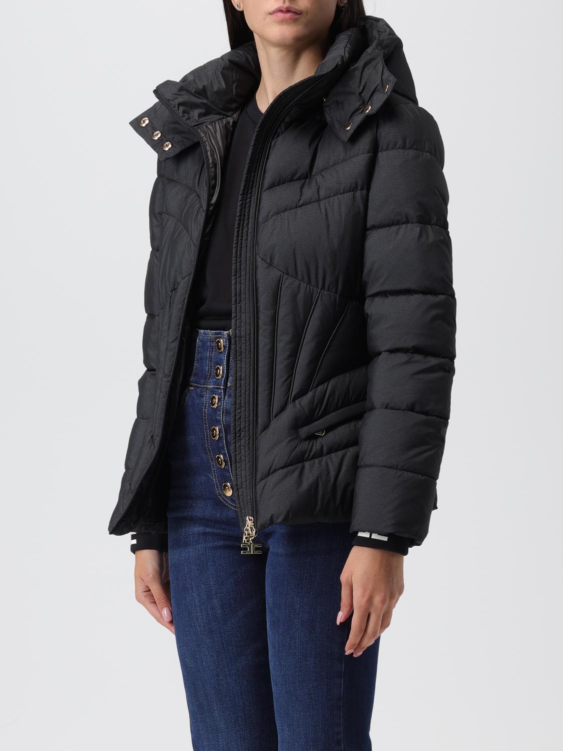 ELISABETTA FRANCHI: Jacket woman - Black | Elisabetta Franchi