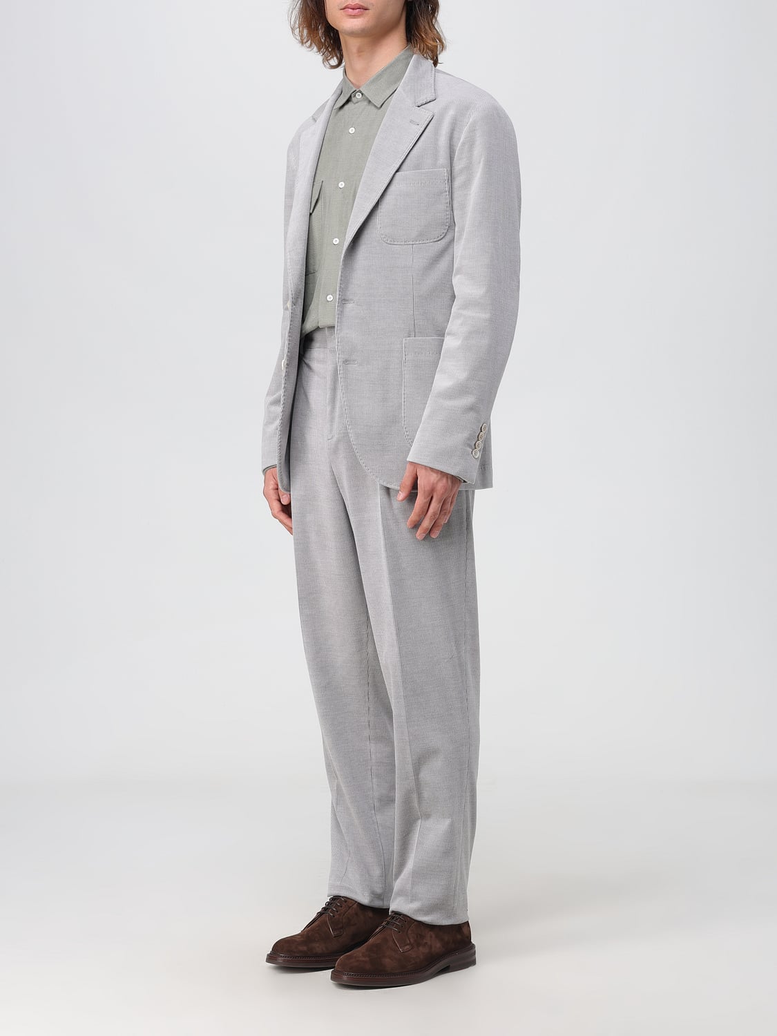 BRUNELLO CUCINELLI COSTUME: Costume homme Brunello Cucinelli, Gris - Img 4