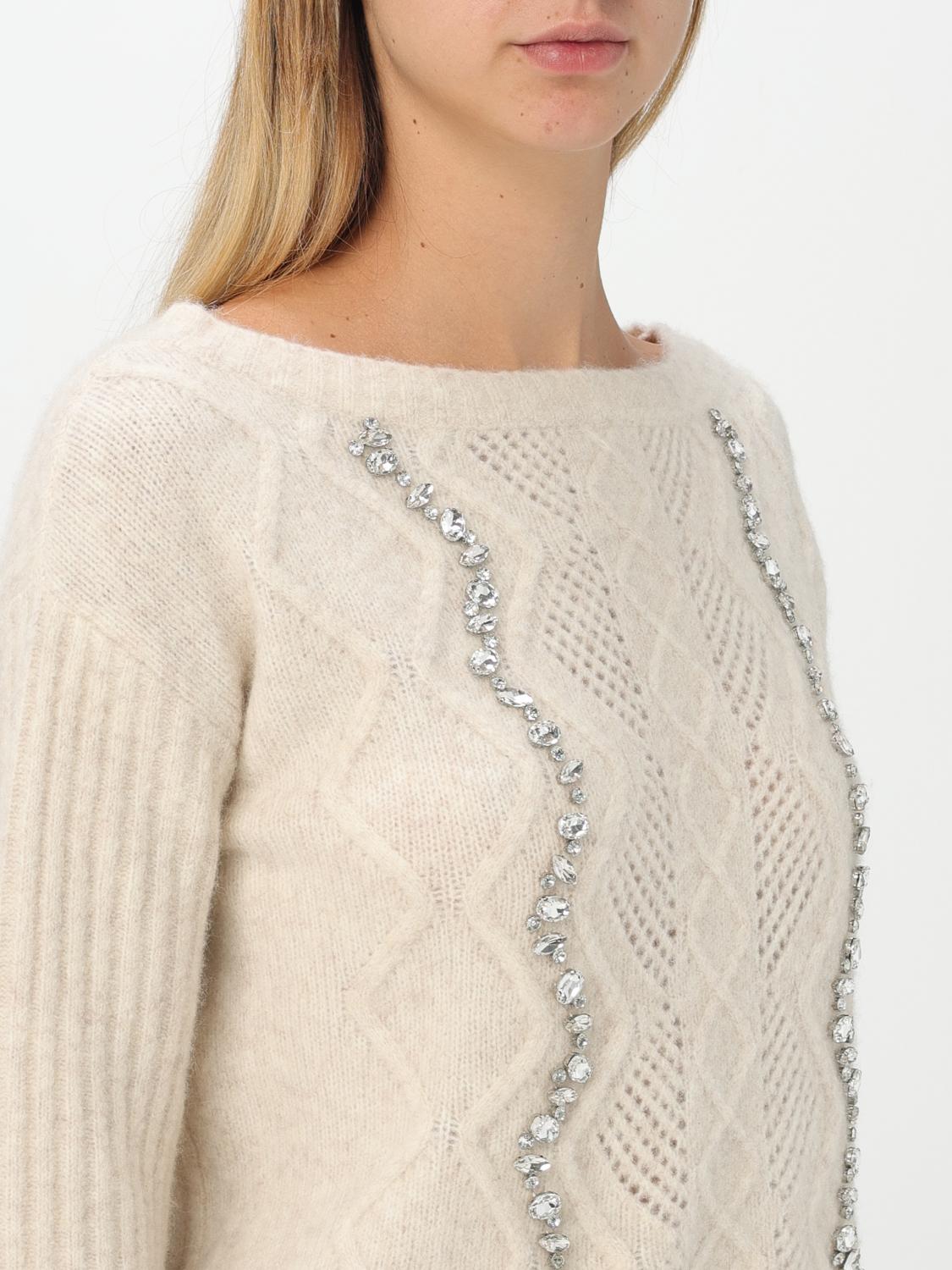 LIU JO PULLOVER: Pullover damen Liu Jo, Weiß - Img 3