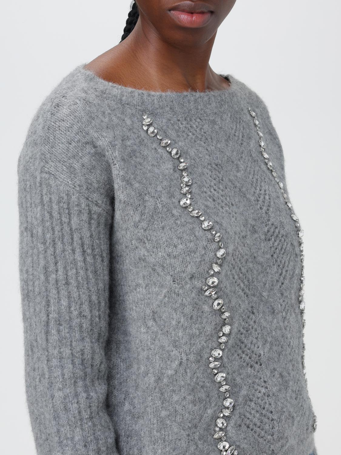 LIU JO PULLOVER: Pullover damen Liu Jo, Grau - Img 3