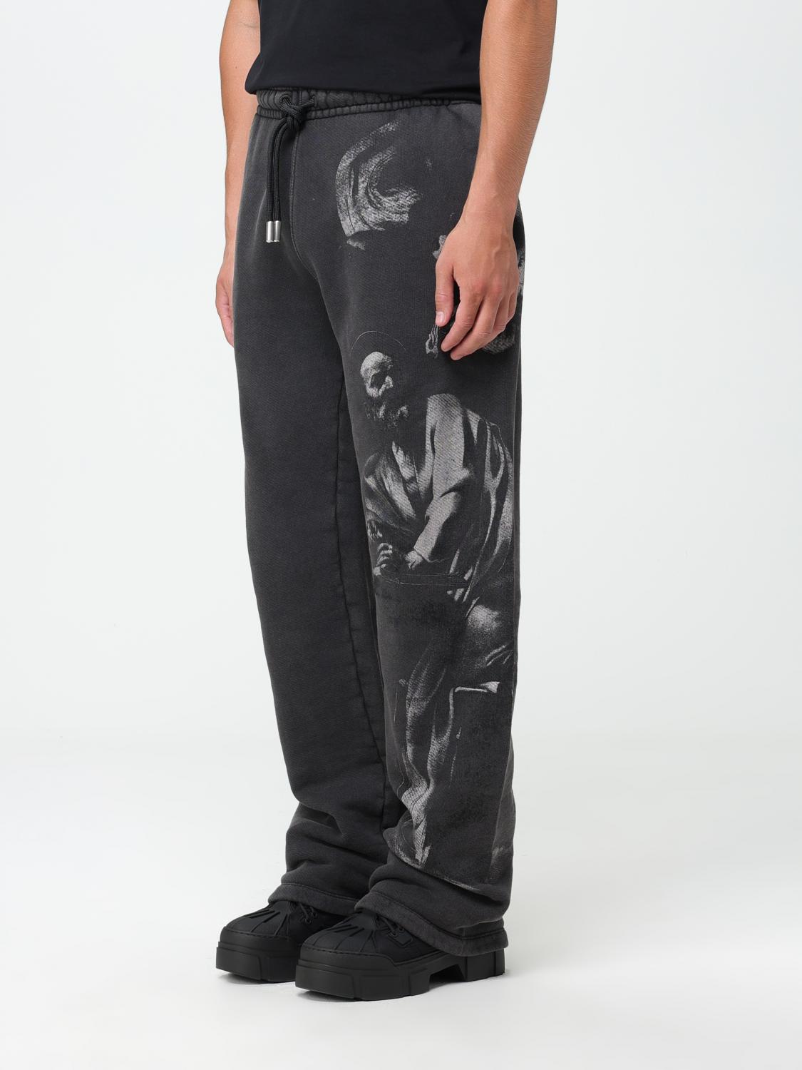 Off-White パンツ メンズ - ブラック | OMCH054F23FLE005 | GIGLIO.COM