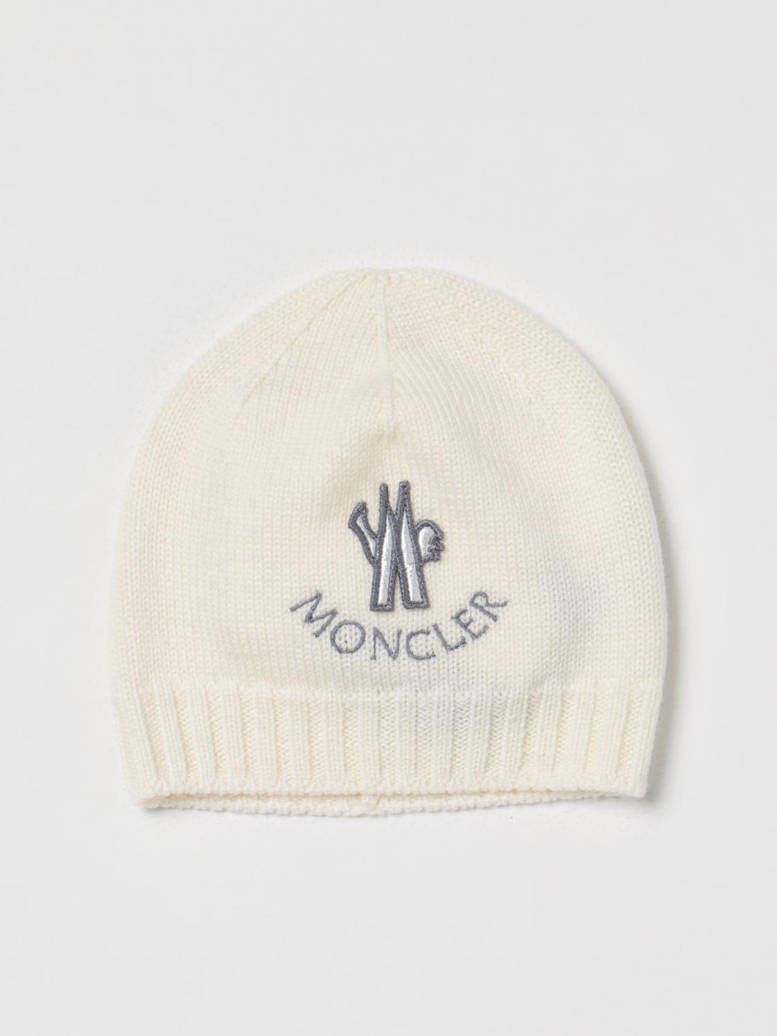 Moncler Kinder Unisex Hat In Offwhite main image 1