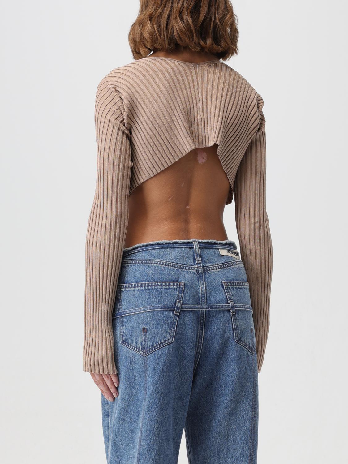 JACQUEMUS TOP: Cárdigan mujer Jacquemus, Beige - Img 3