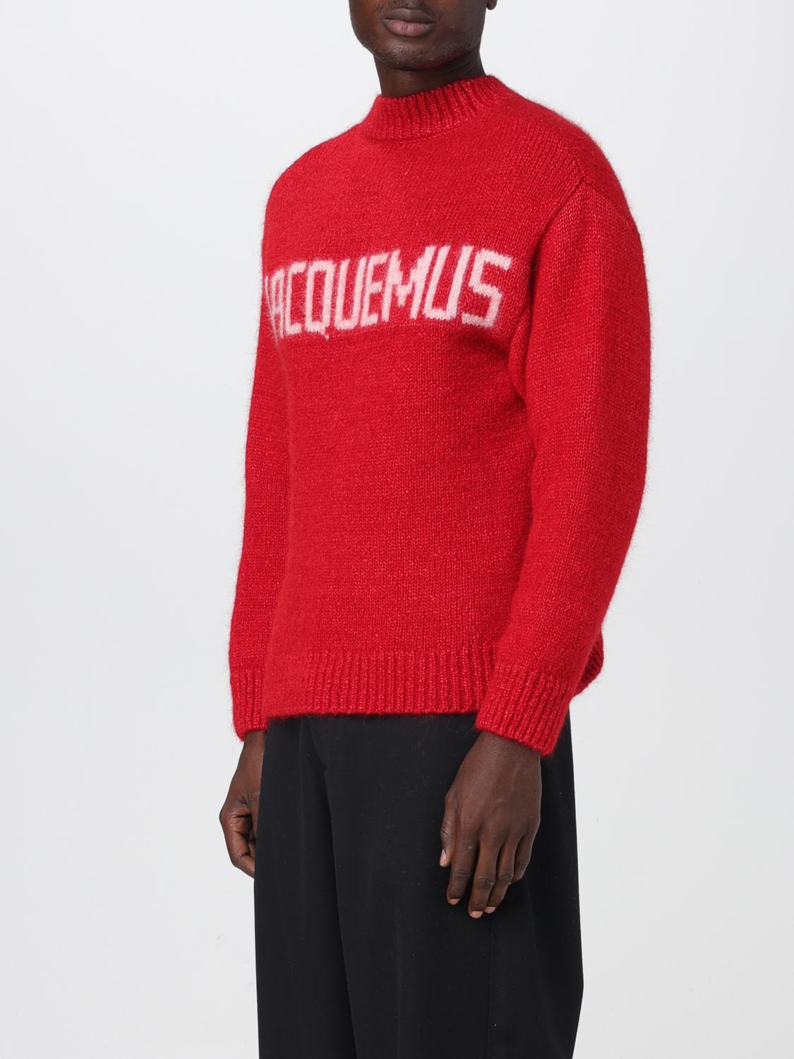 JACQUEMUS PULLOVER: Pullover herren Jacquemus, Rot - Img 4