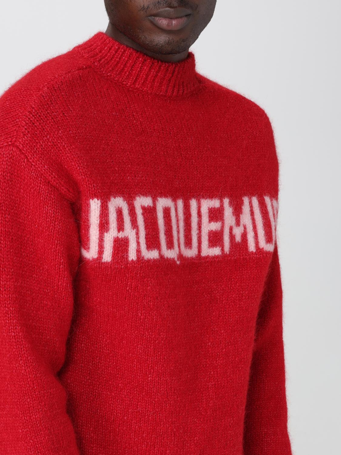 JACQUEMUS PULLOVER: Pullover herren Jacquemus, Rot - Img 5