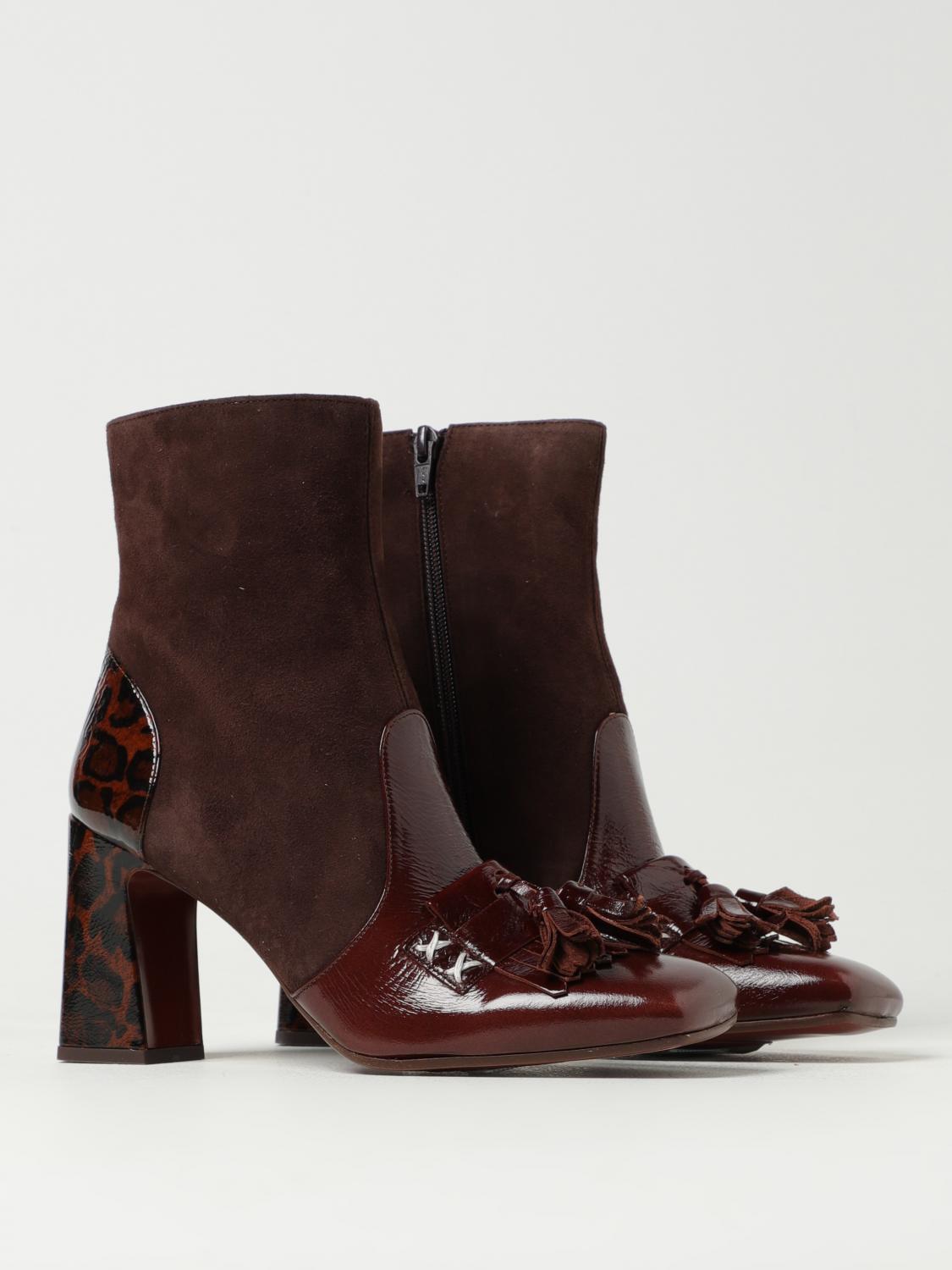 CHIE MIHARA STIVALETTI: Stivaletto Chie Mihara in pelle scamosciata, Marrone - Img 2