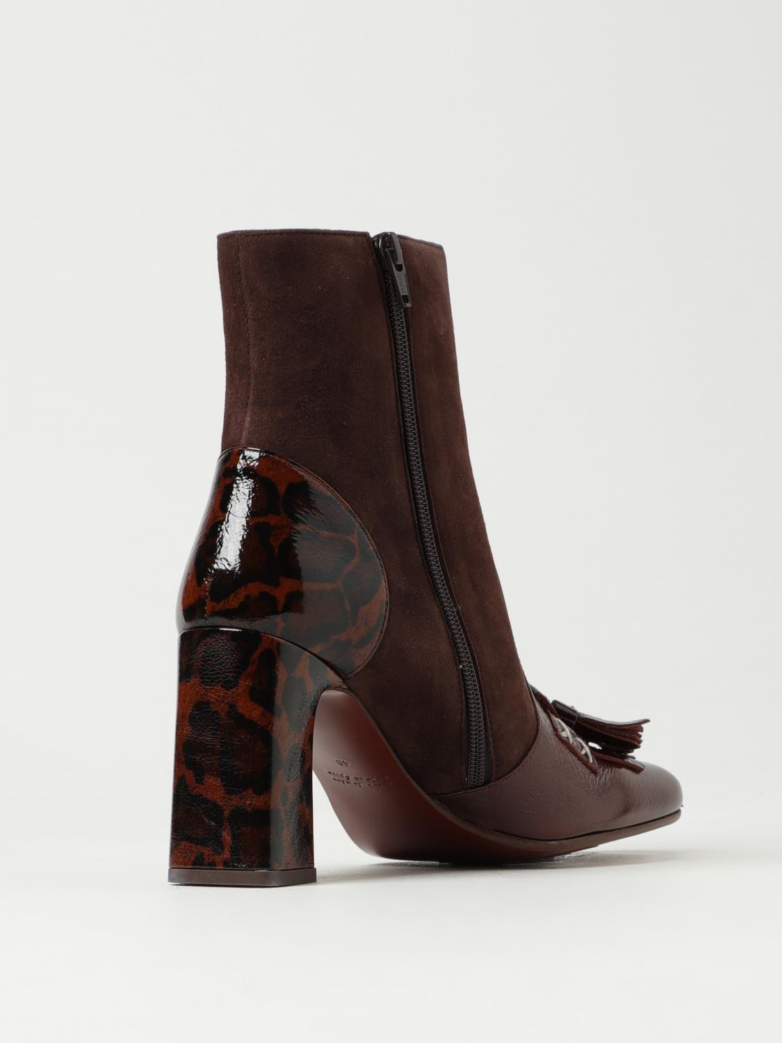 CHIE MIHARA STIVALETTI: Stivaletto Chie Mihara in pelle scamosciata, Marrone - Img 3