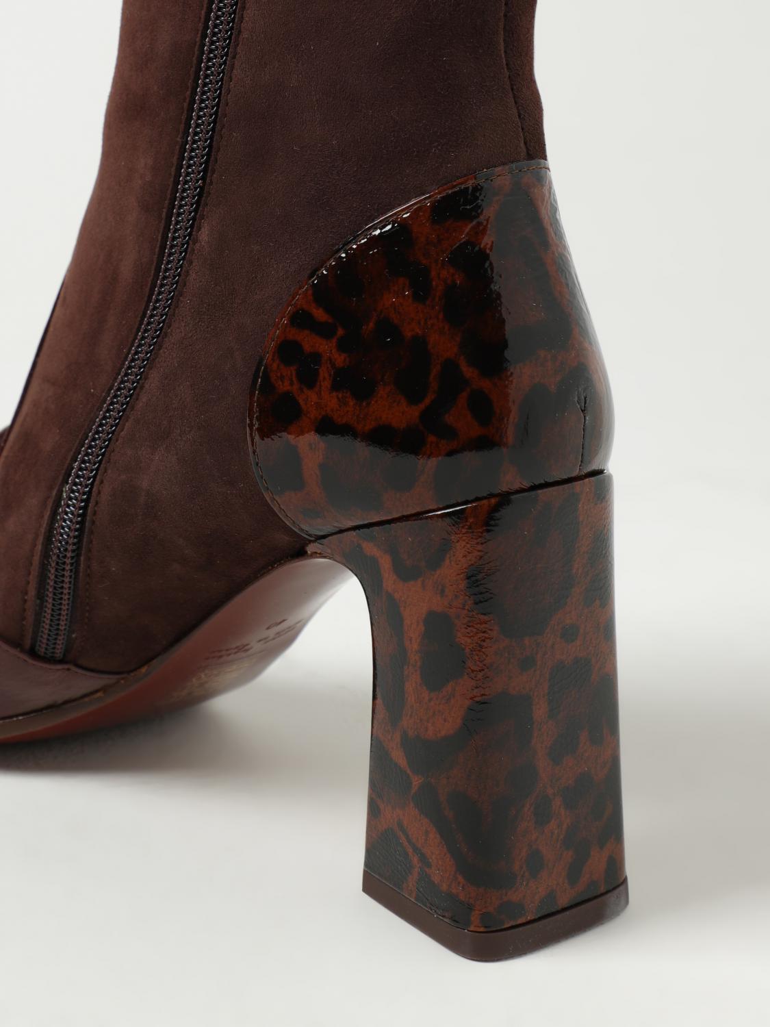 CHIE MIHARA STIVALETTI: Stivaletto Chie Mihara in pelle scamosciata, Marrone - Img 4