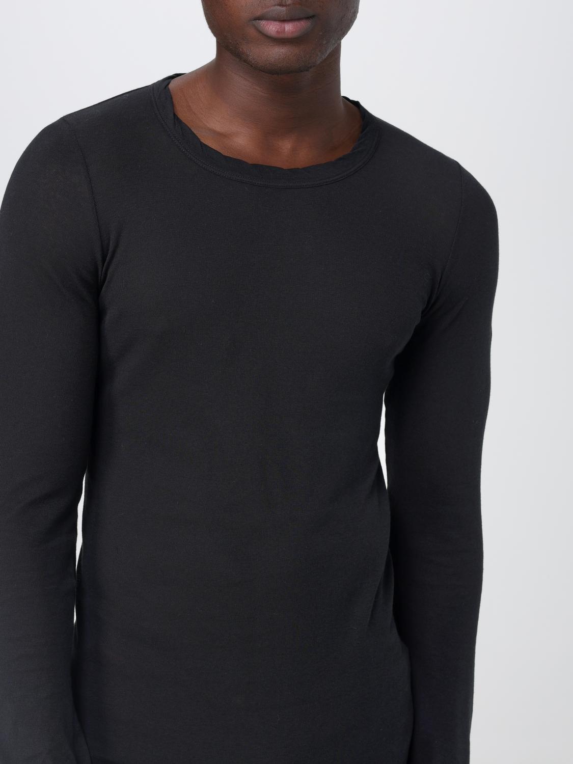RICK OWENS T-SHIRT: T-shirt aderente Rick Owens, Nero - Img 5