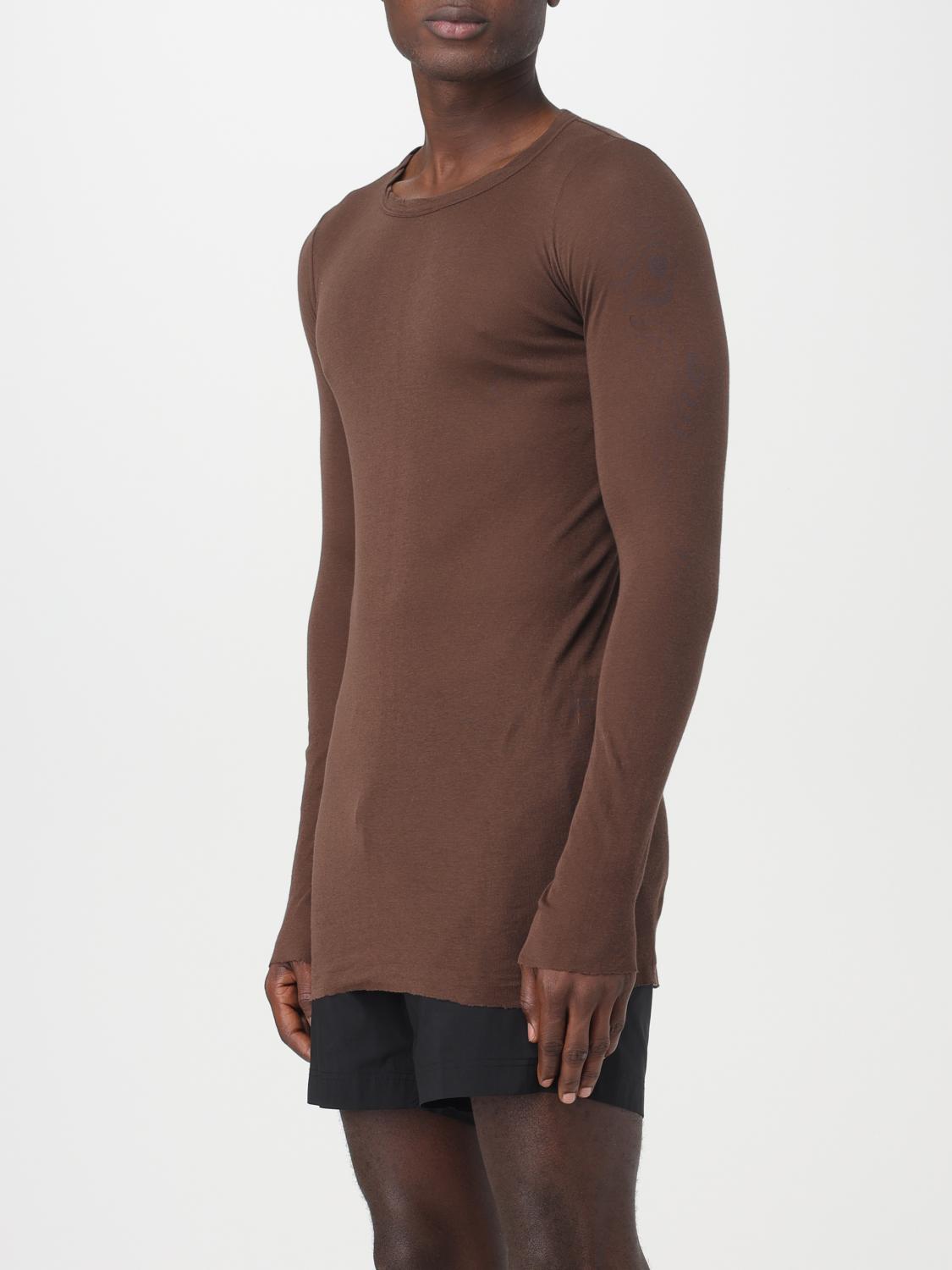 RICK OWENS CAMISETA: Camiseta hombre Rick Owens, Marrón - Img 4