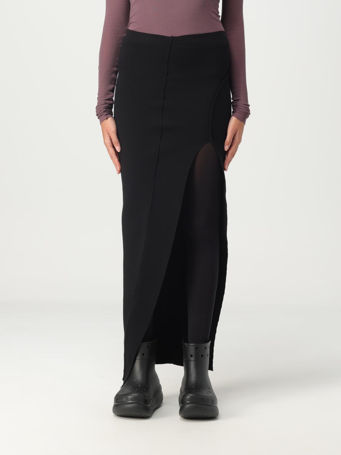 スカート RICK OWENS Women Skirts RP02C1696KST09 Black Rick Owens Outlet: Skirt woman - Black | Rick Owens skirt
