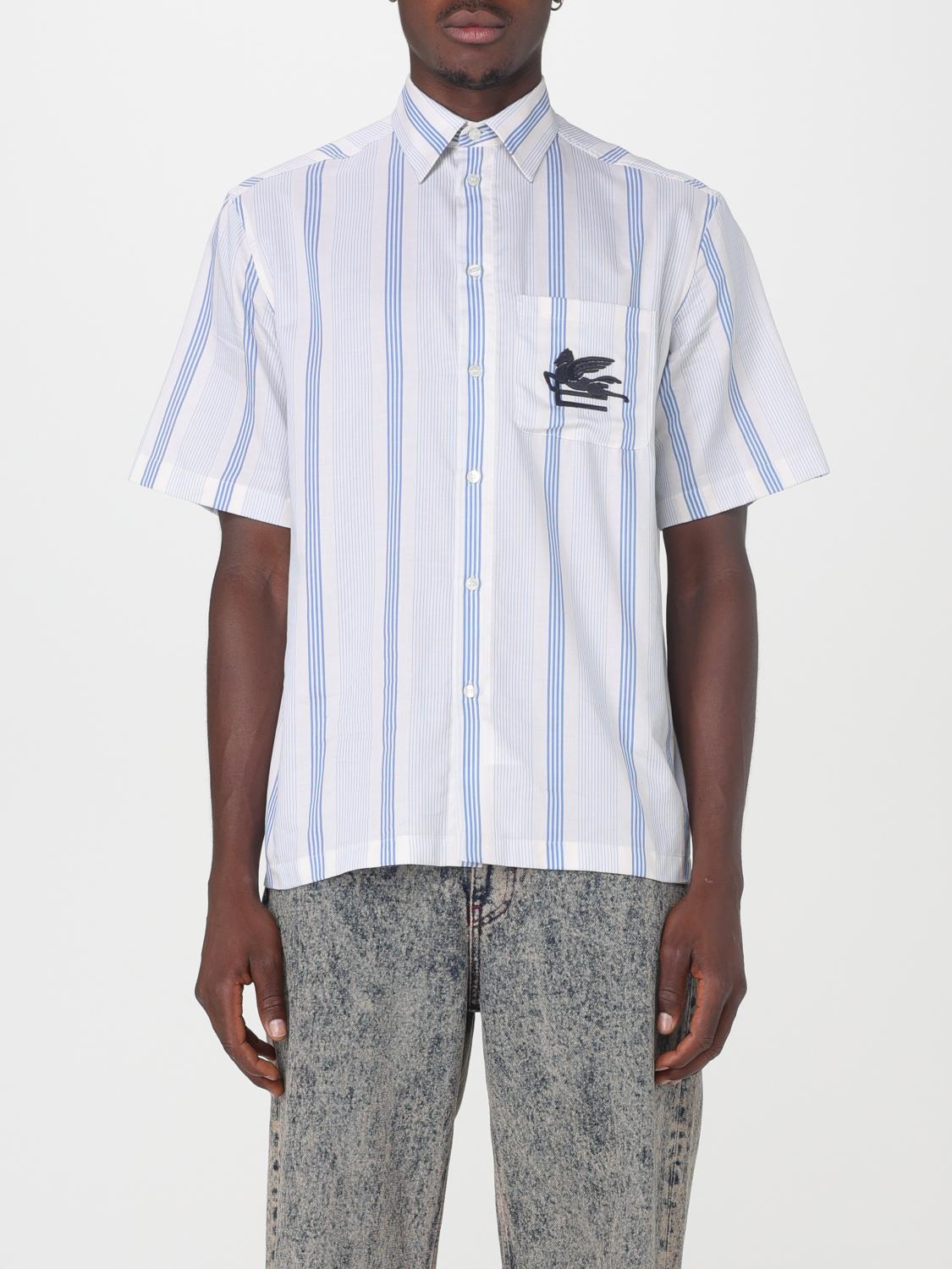 ETRO CAMISA: Camisa hombre Etro, Azul Claro - Img 1