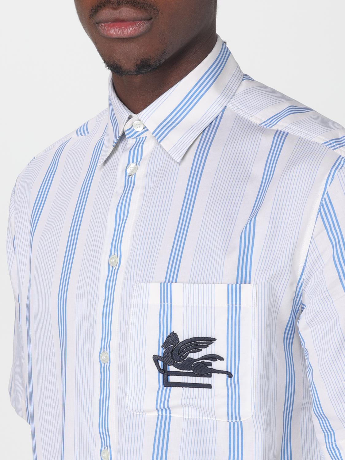 ETRO CAMISA: Camisa hombre Etro, Azul Claro - Img 5