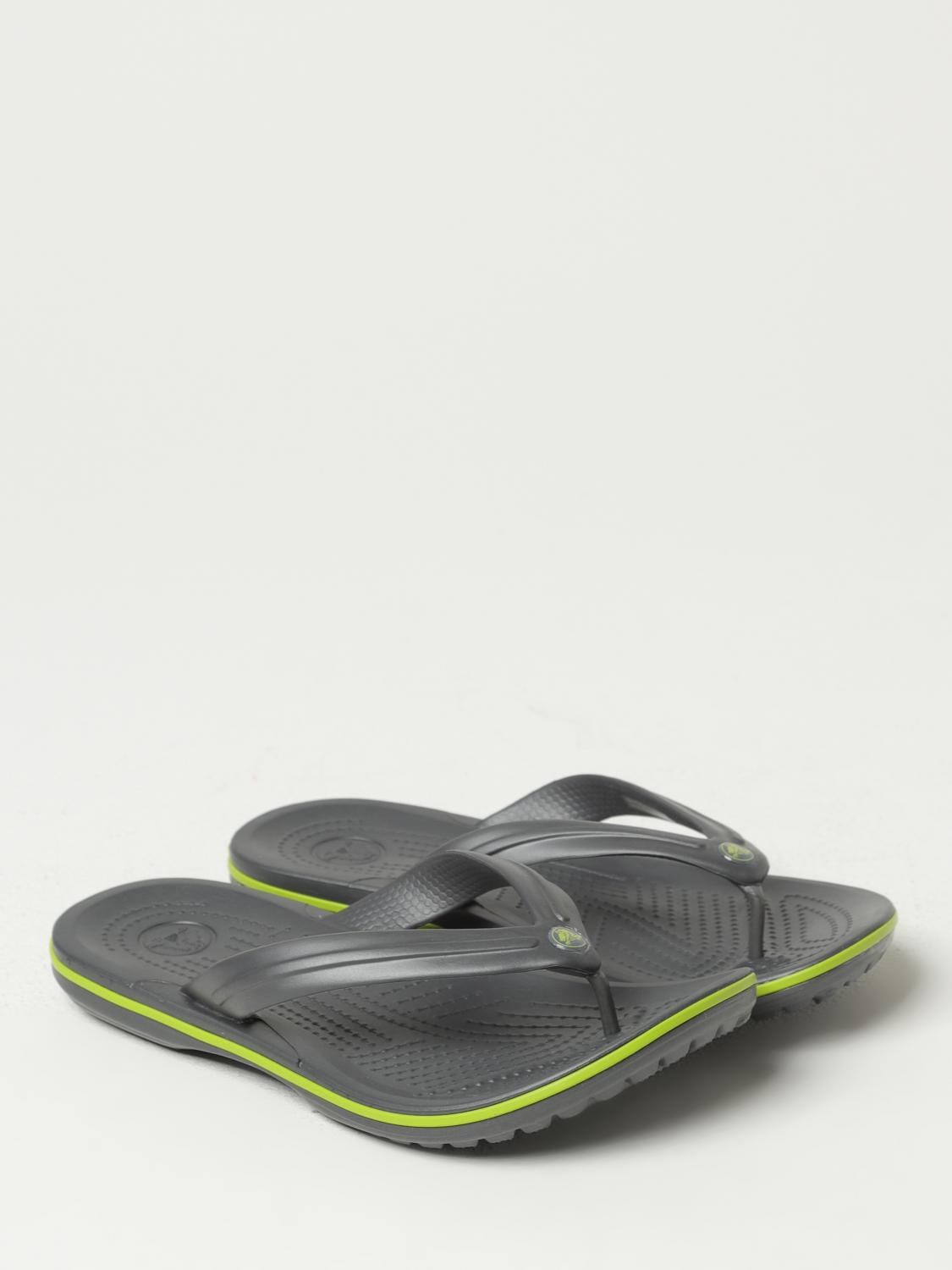 CROCS SANDALS: Sandals men Crocs, Grey - Img 2