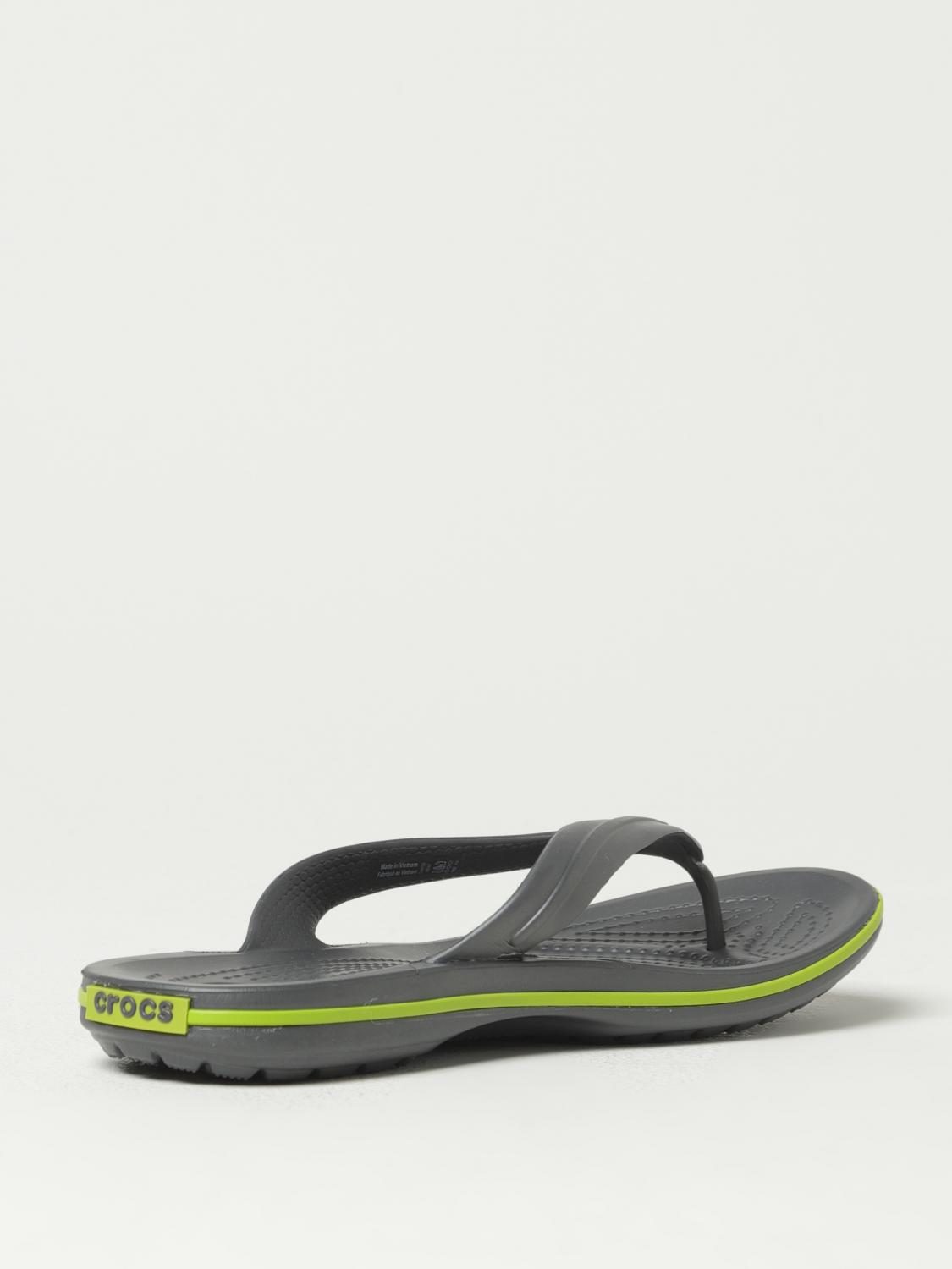 CROCS SANDALS: Sandals men Crocs, Grey - Img 3
